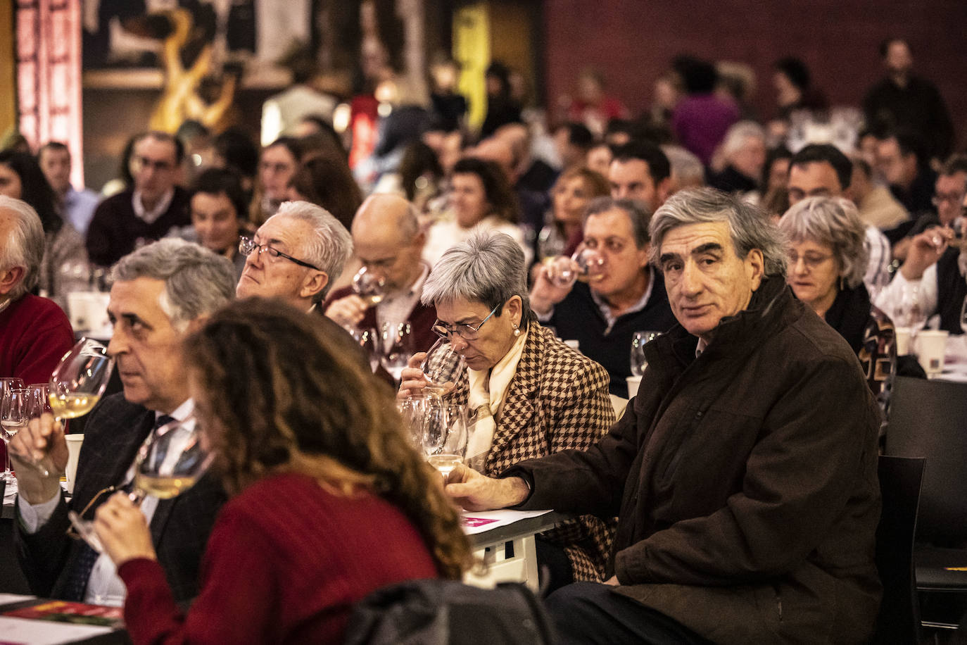 Cata solidaria de Juan Carlos Sancha en beneficio de enfermos de ELA