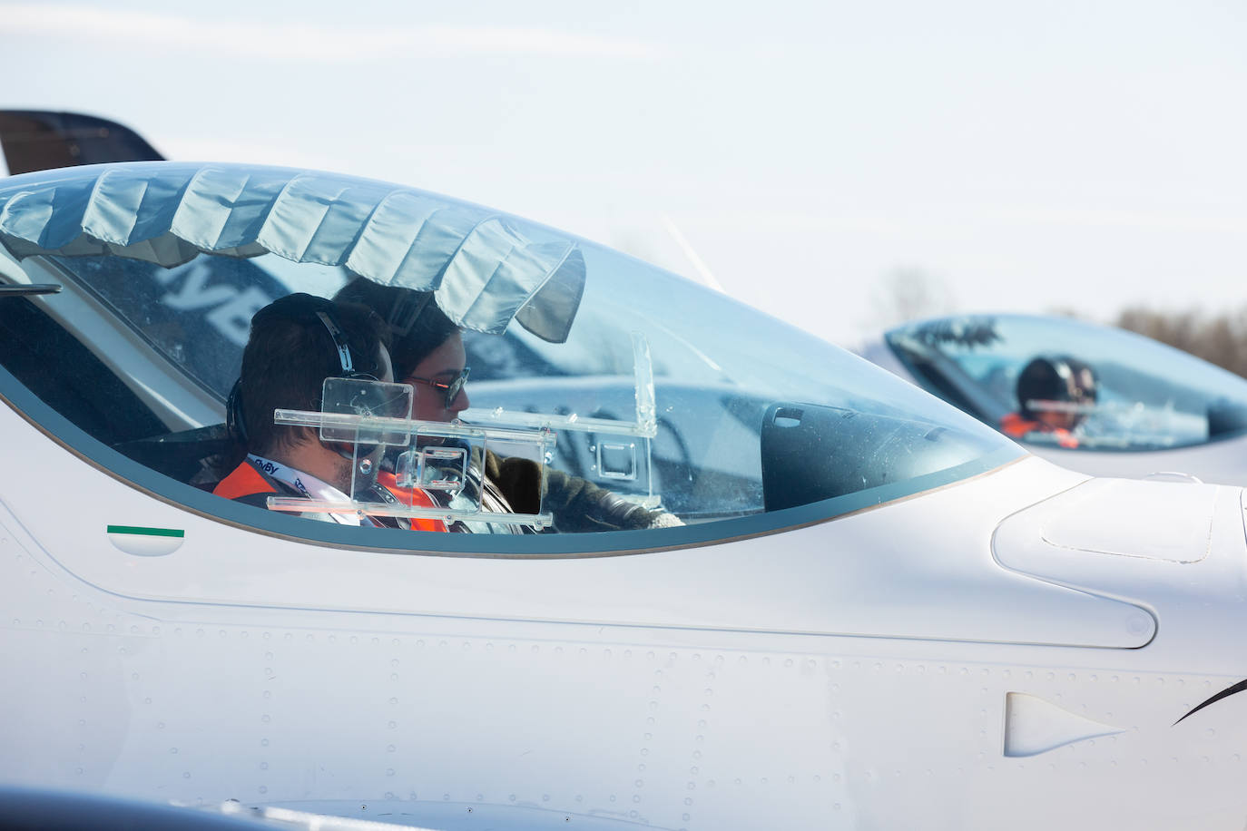 Primer día en la escuela de pilotos de Agoncillo