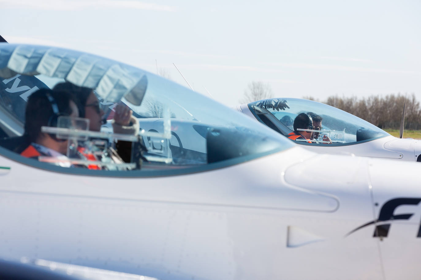 Primer día en la escuela de pilotos de Agoncillo