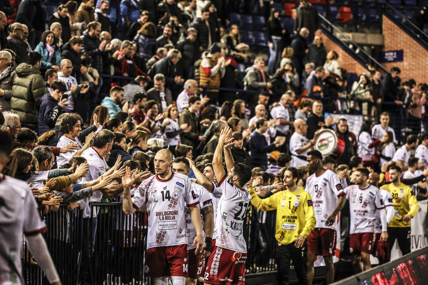 Las imágenes del Ciudad de Logroño-Barcelona