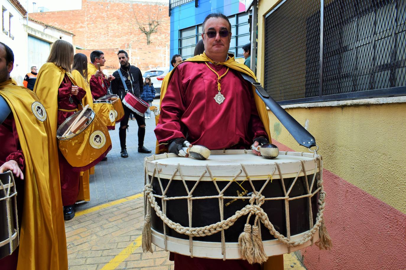 Homenaje a las bandas de las cofradías en Villamediana