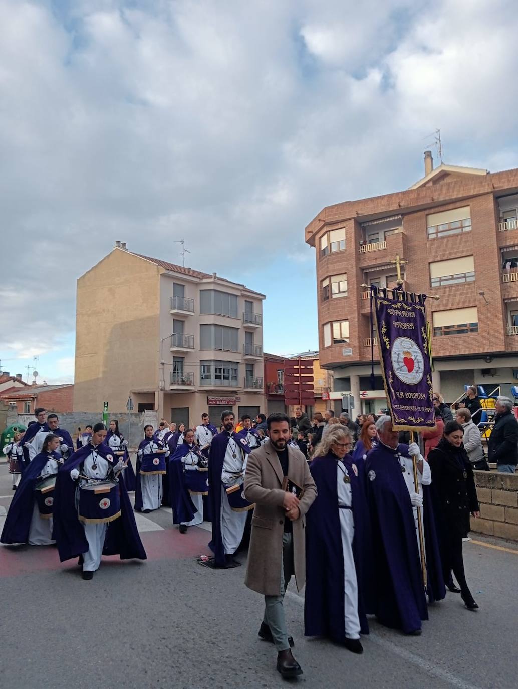 Homenaje a las bandas de las cofradías en Villamediana