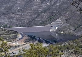 Imagen de archivo de la presa de Soto-Terroba, cuyas obras comenzaron en 2008.