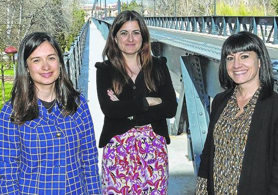 Silvia Míguez, Laura Urbieta y Seila Jiménez.