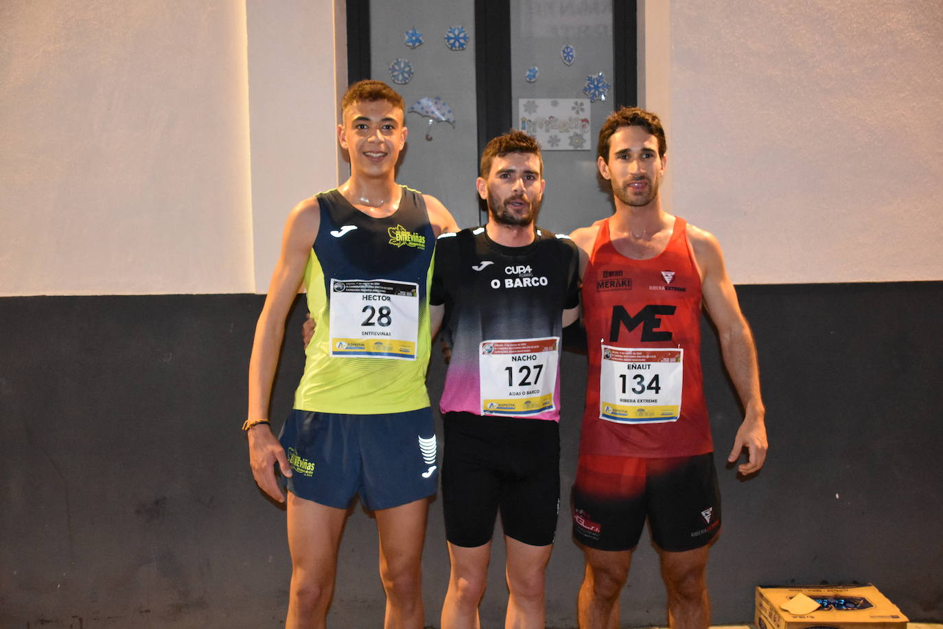 García y Navascués ganan la carrera nocturna de Rincón