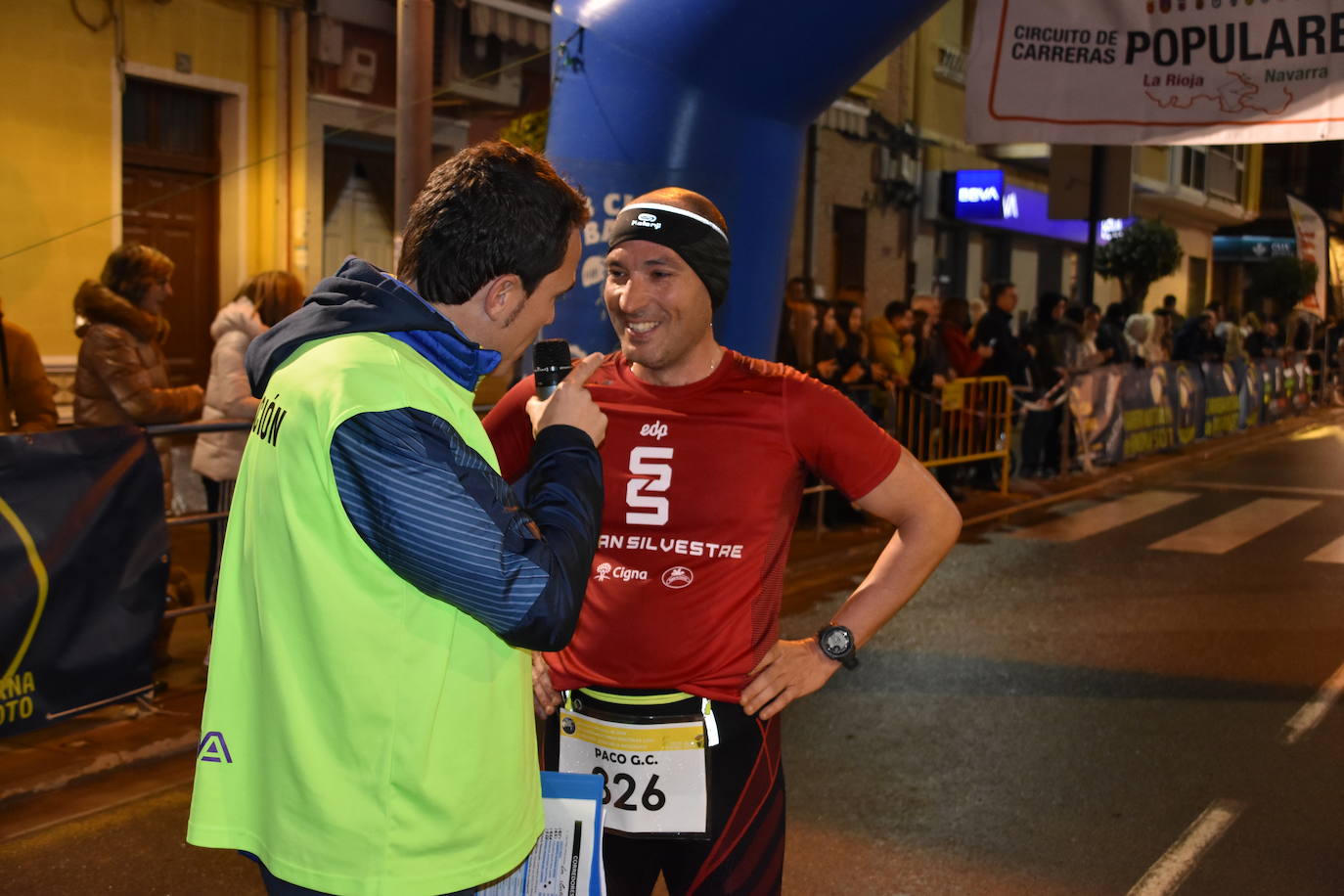 García y Navascués ganan la carrera nocturna de Rincón