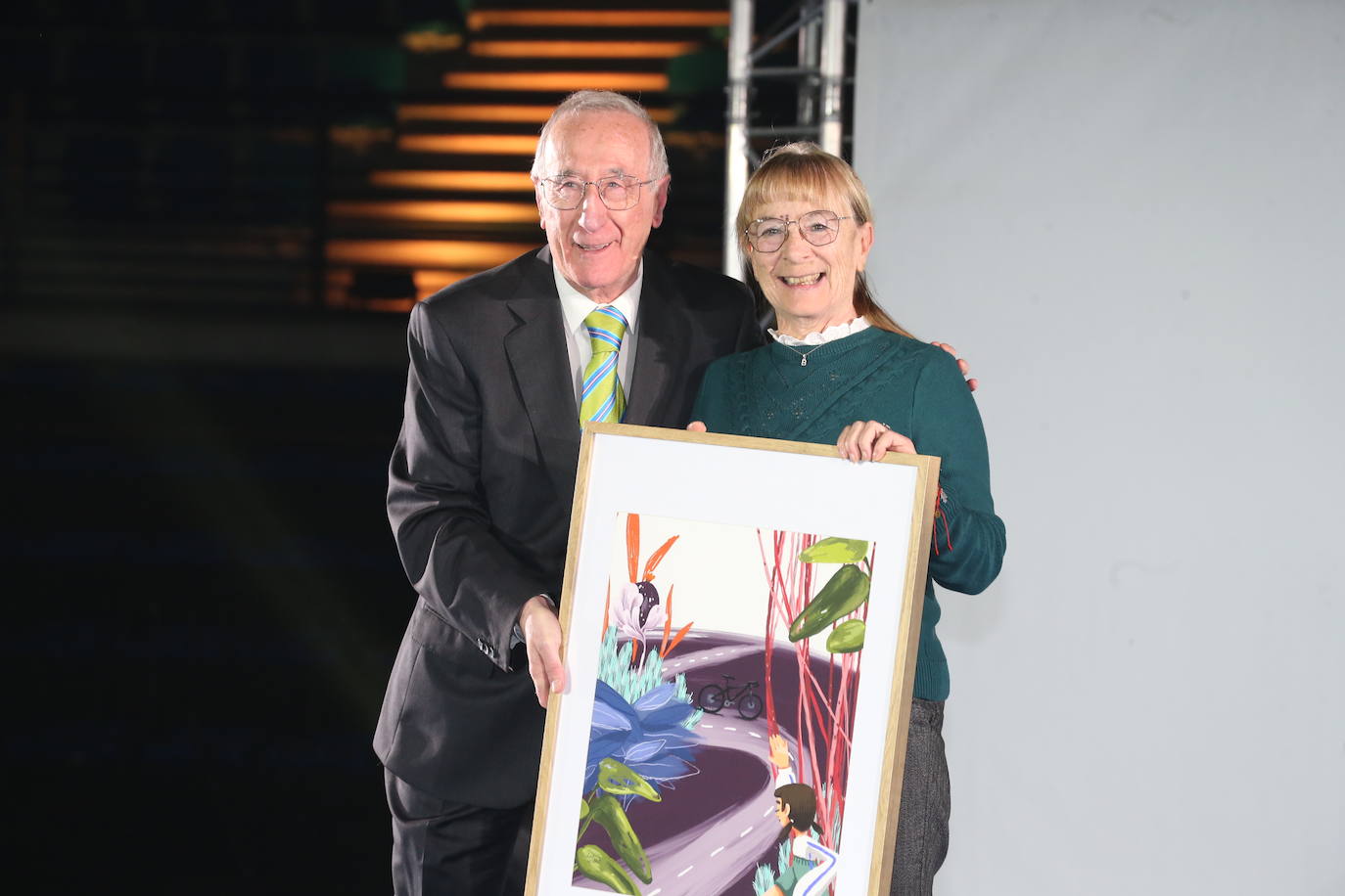 Sheyla Gutiérrez Ruiz (Ciclismo / Plata contrarreloj Campeonato de España / Ganadora de 2 etapas / Participa Tour de Francia). Recogió el premio su tía, Begoña Ruiz.