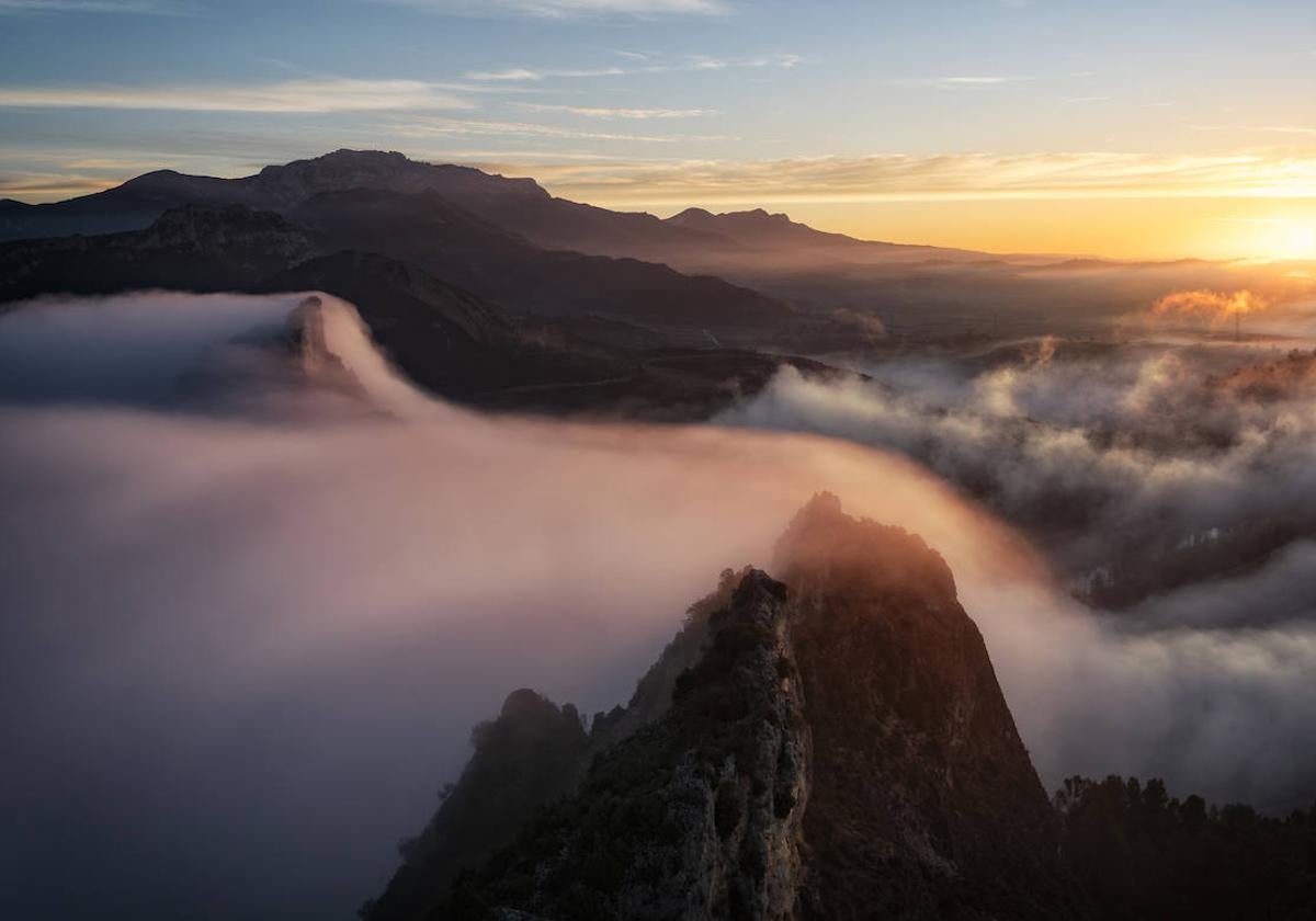 'El fluir de las nubes', la imagen ganadora.