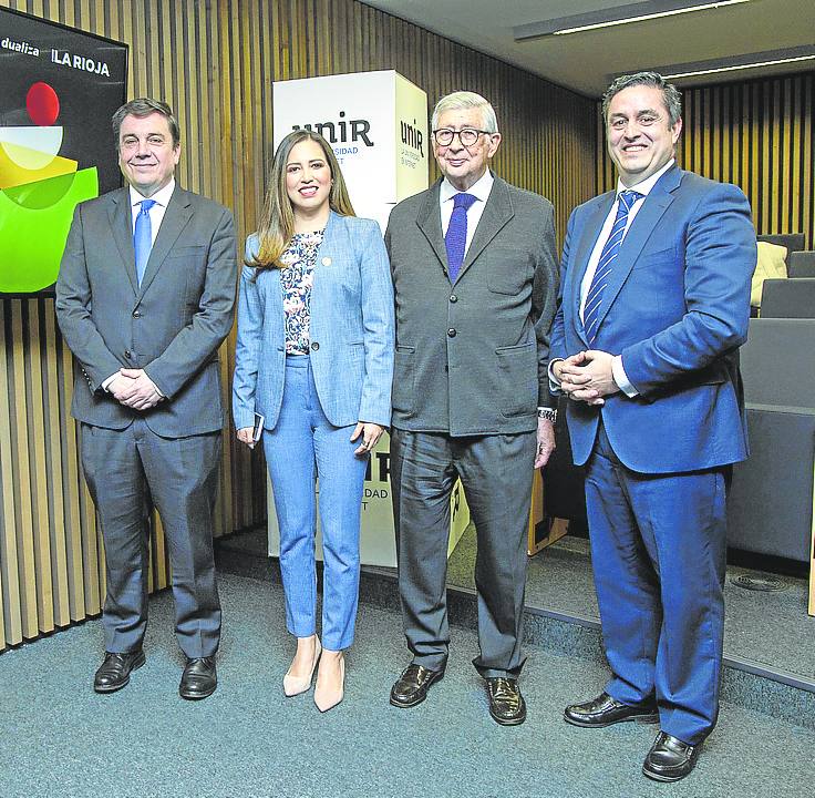 Galiana, Changuín, Puyol y Ascaso, antes de comenzar.