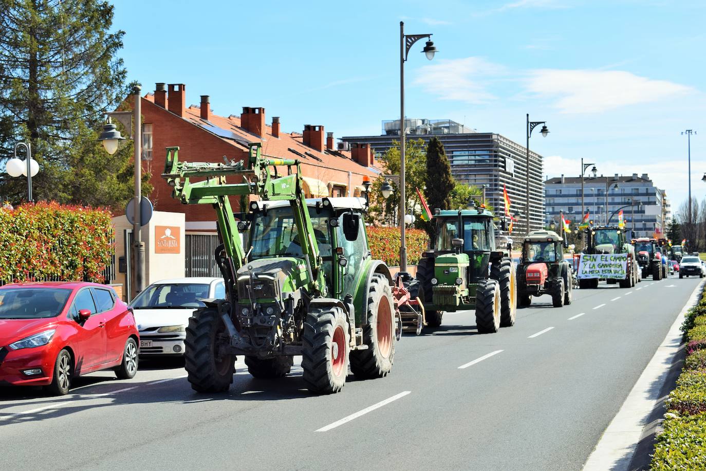 Los tractores vuelven a Logroño