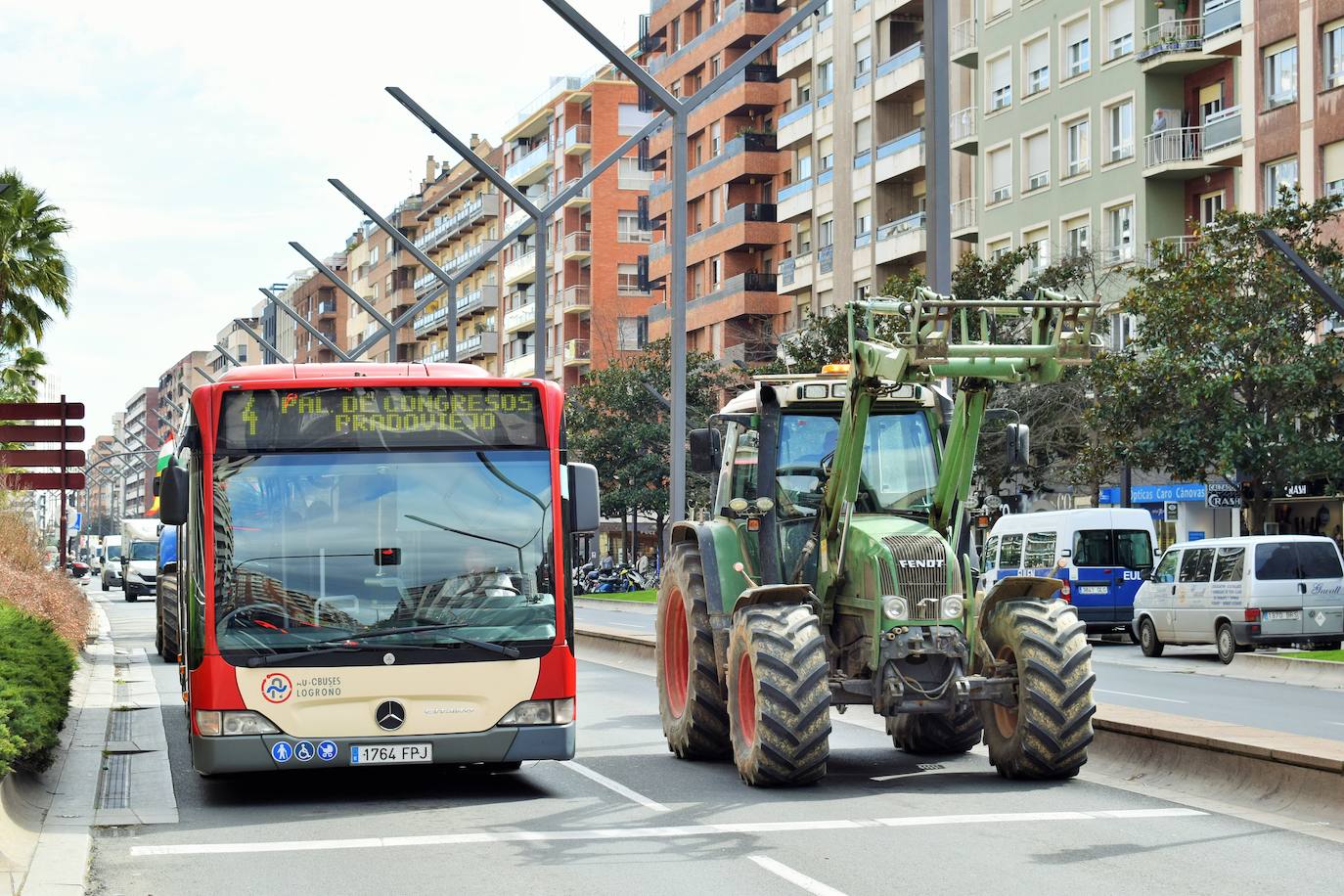 Los tractores vuelven a Logroño