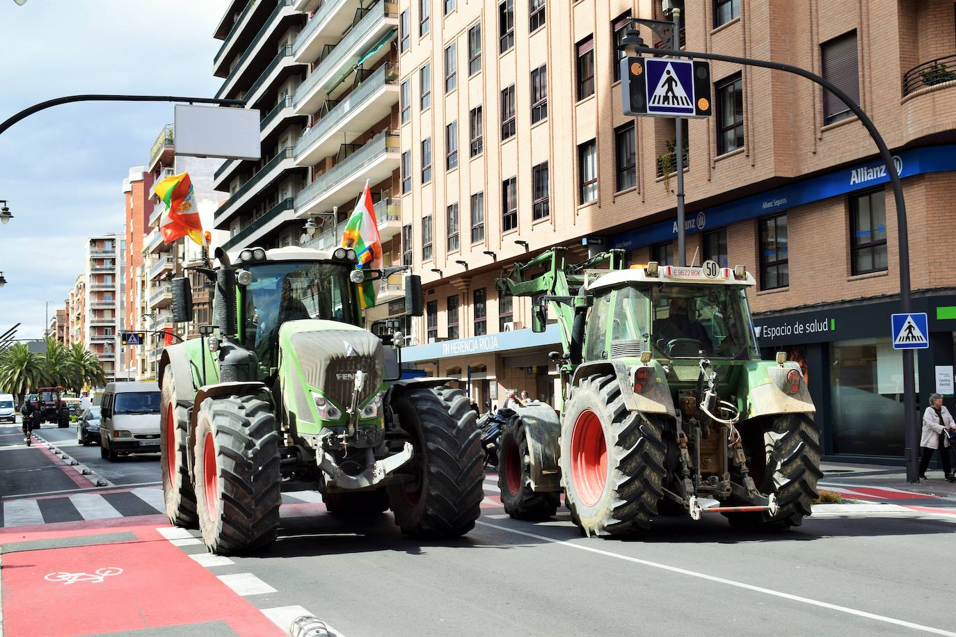 Los tractores vuelven a Logroño