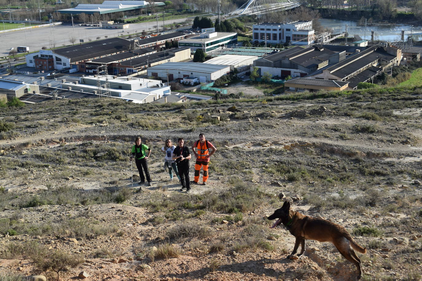 La Unidad Canina de Rescate colabora en la búsqueda de Javier Márquez