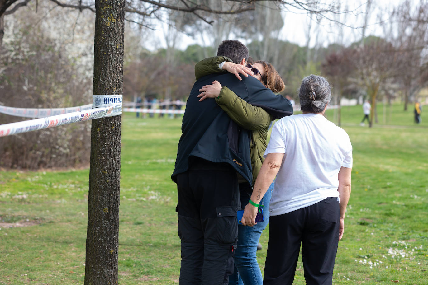 Imágenes de dolor tras la aparición del cuerpo de Javier Márquez