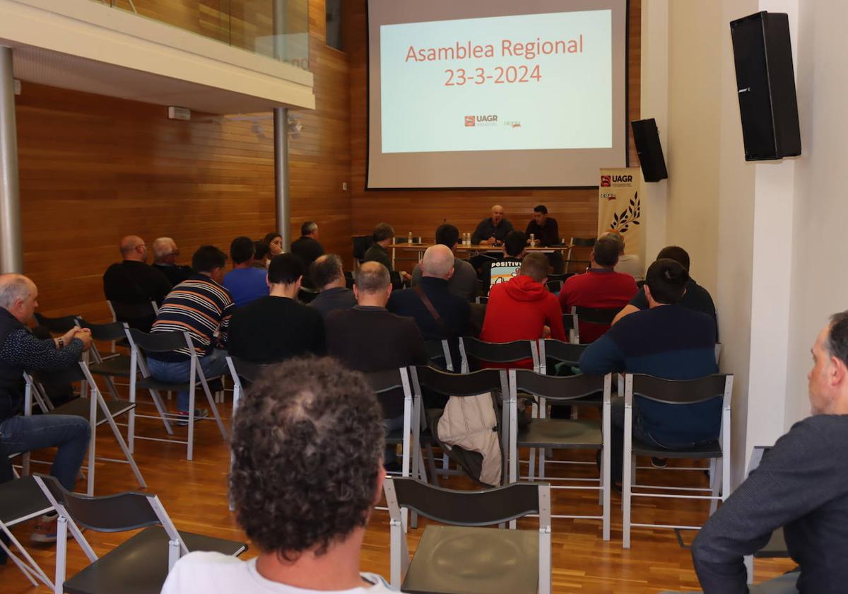 Reunión de la asamblea regional anual de la Unión de Agricultores y Ganaderos de La Rioja.