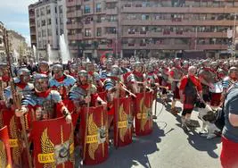 Las legiones romanas tomaron Calahorra en Mercafórum.