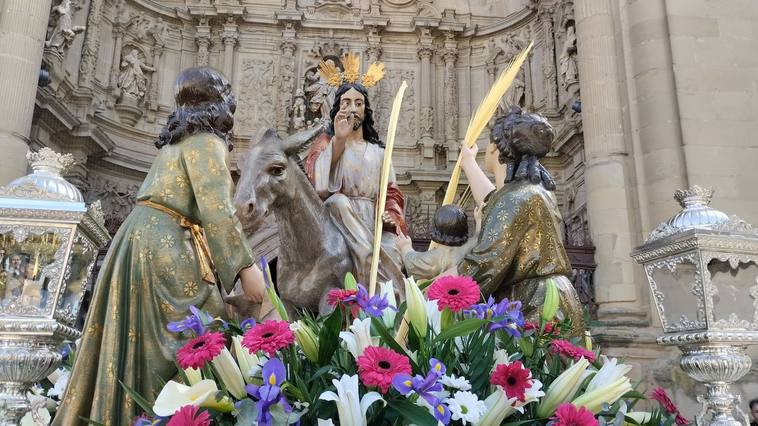 'La Borriquita' coloca a Logroño en modo Semana Santa