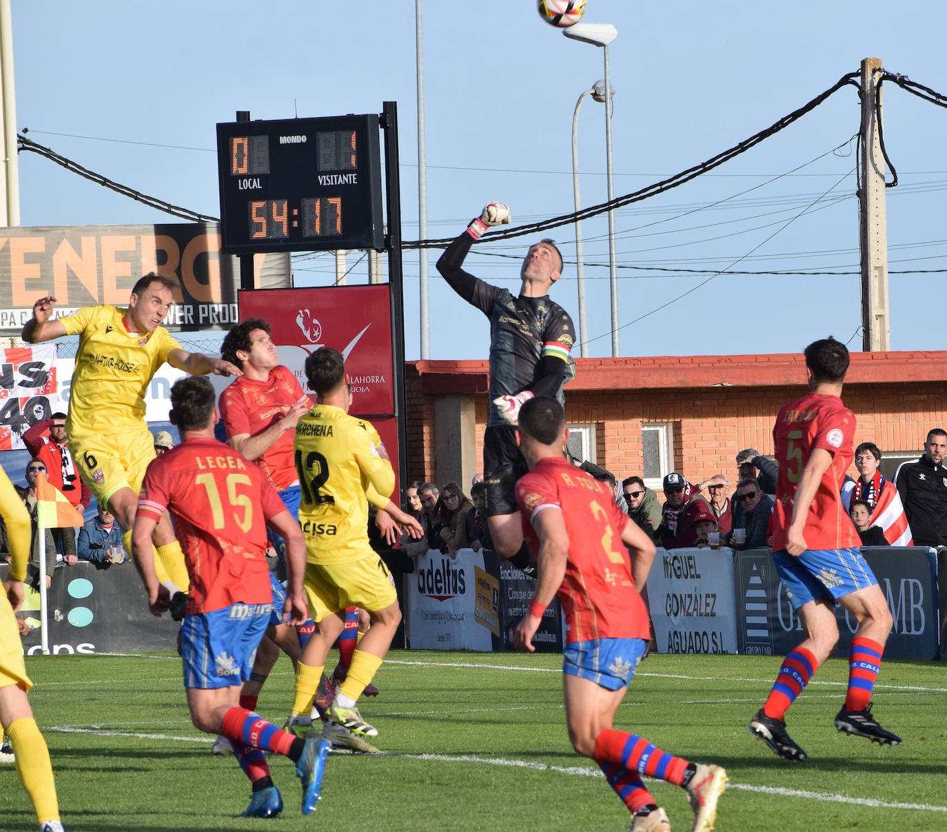 Las imágenes del derbi Calahorra-UDL