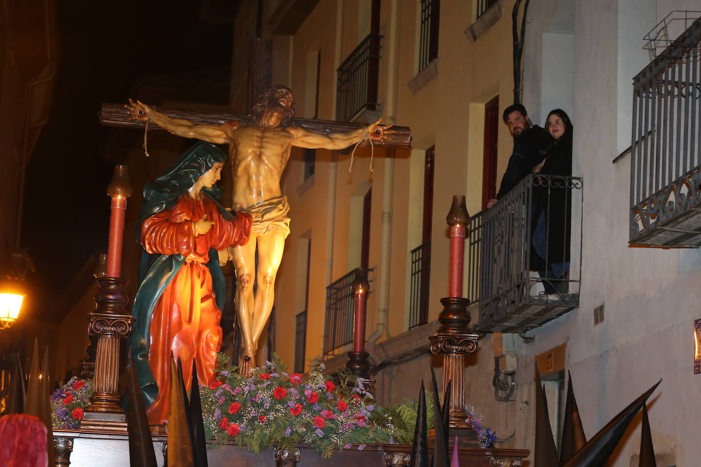 Las imágenes de la procesión del Santo Rosario del Dolor