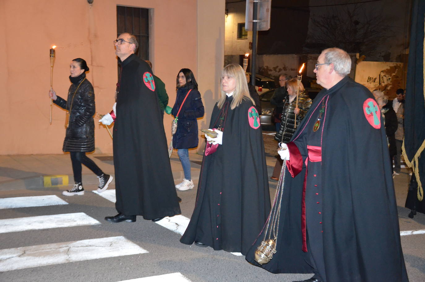 La procesión de antorchas, en imágenes