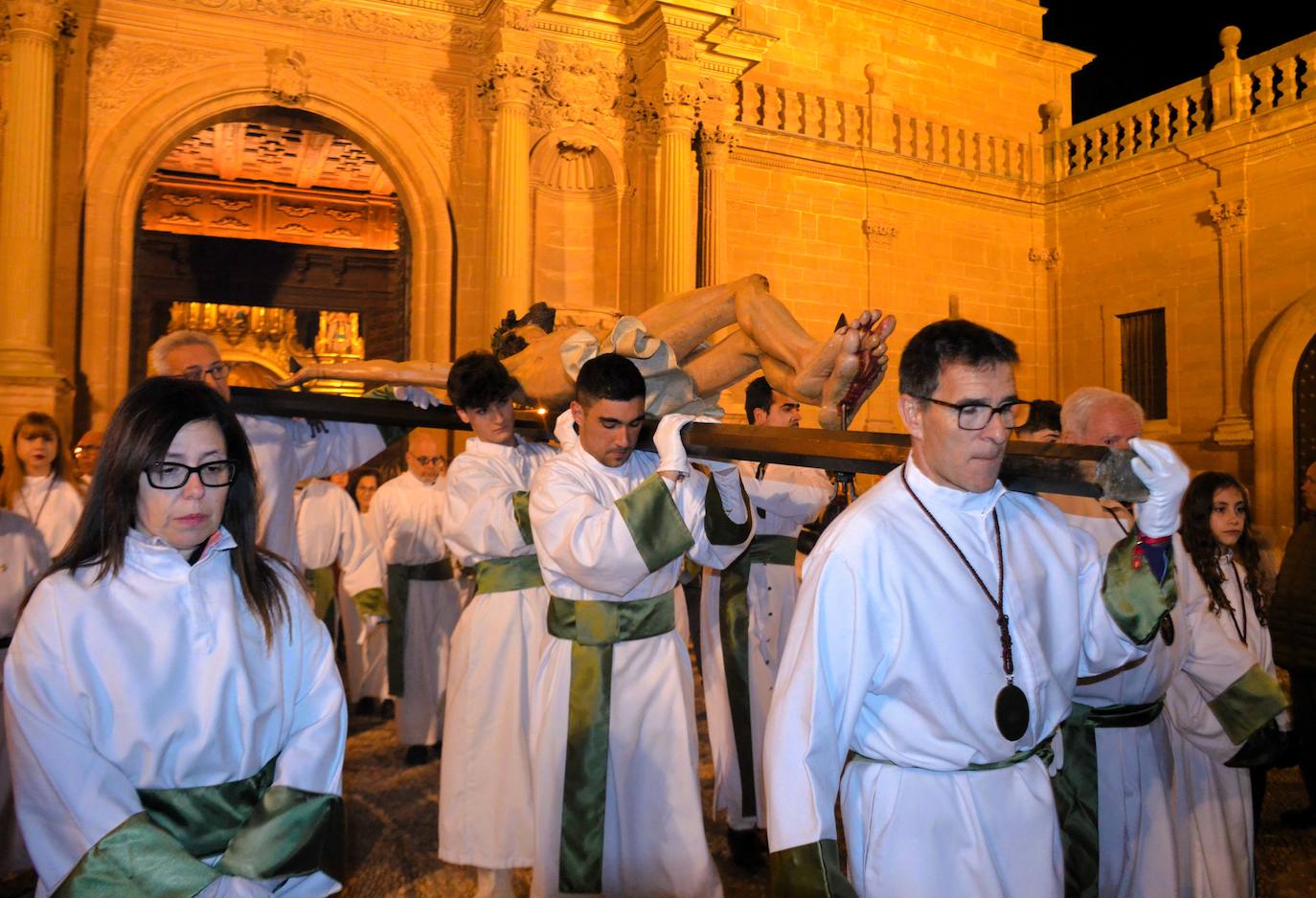 La procesión de antorchas, en imágenes