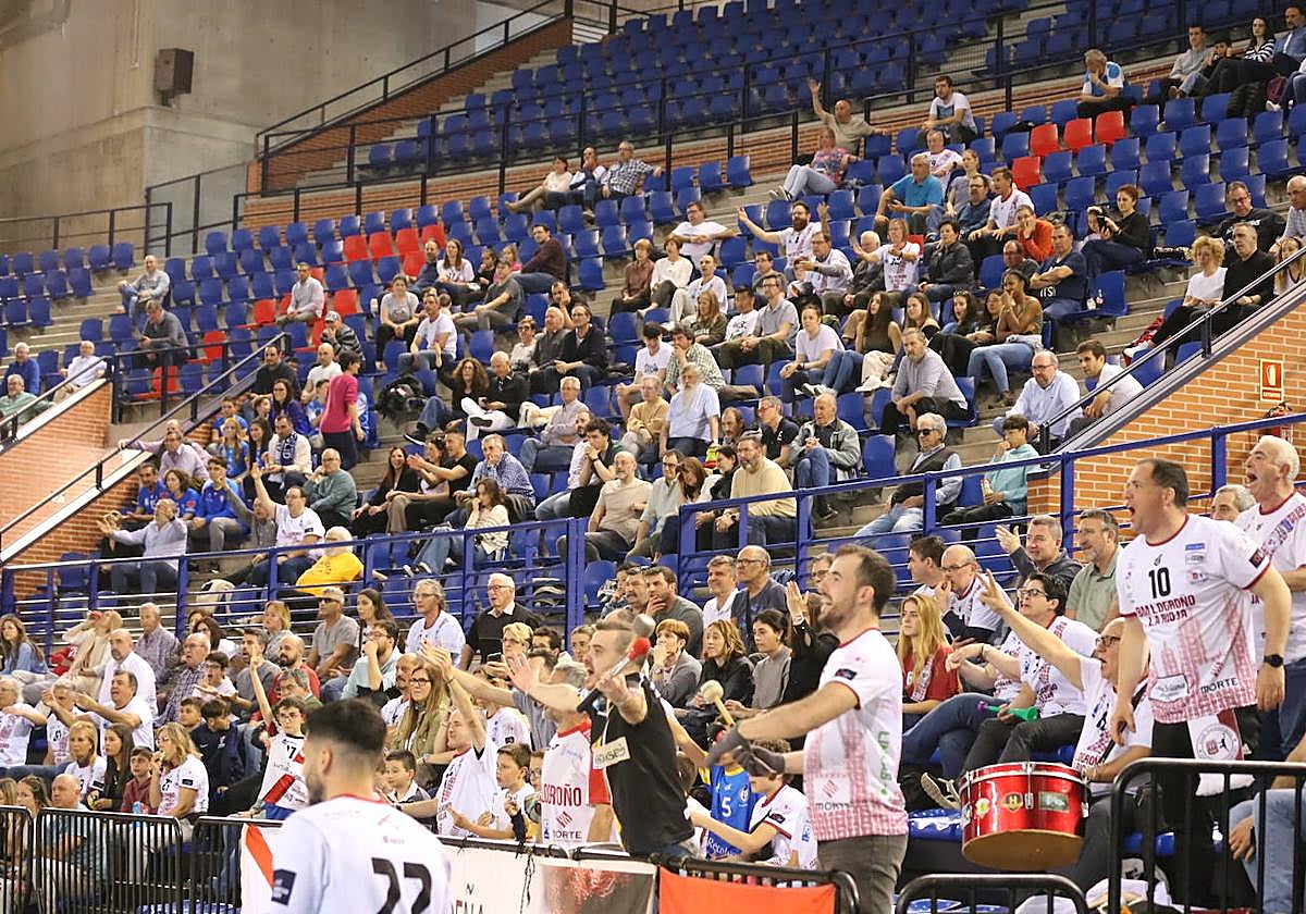 Imagen de la grada señalada por los árbitros Marín y García Serradilla.