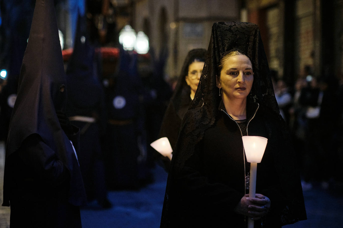 Jesús camino del Calvario, en imágenes