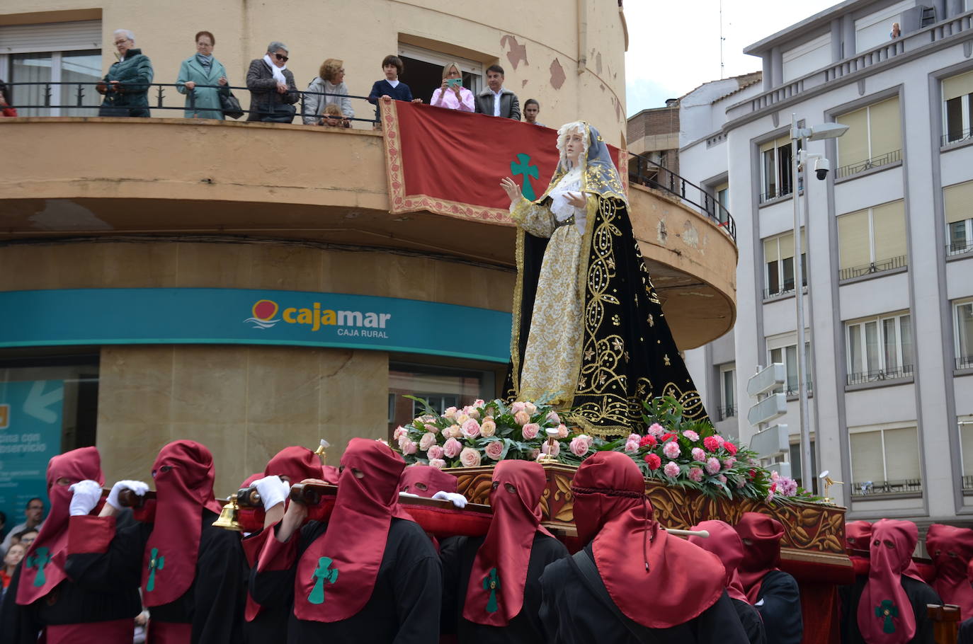 La procesión del Encuentro de Calahorra, en imágenes