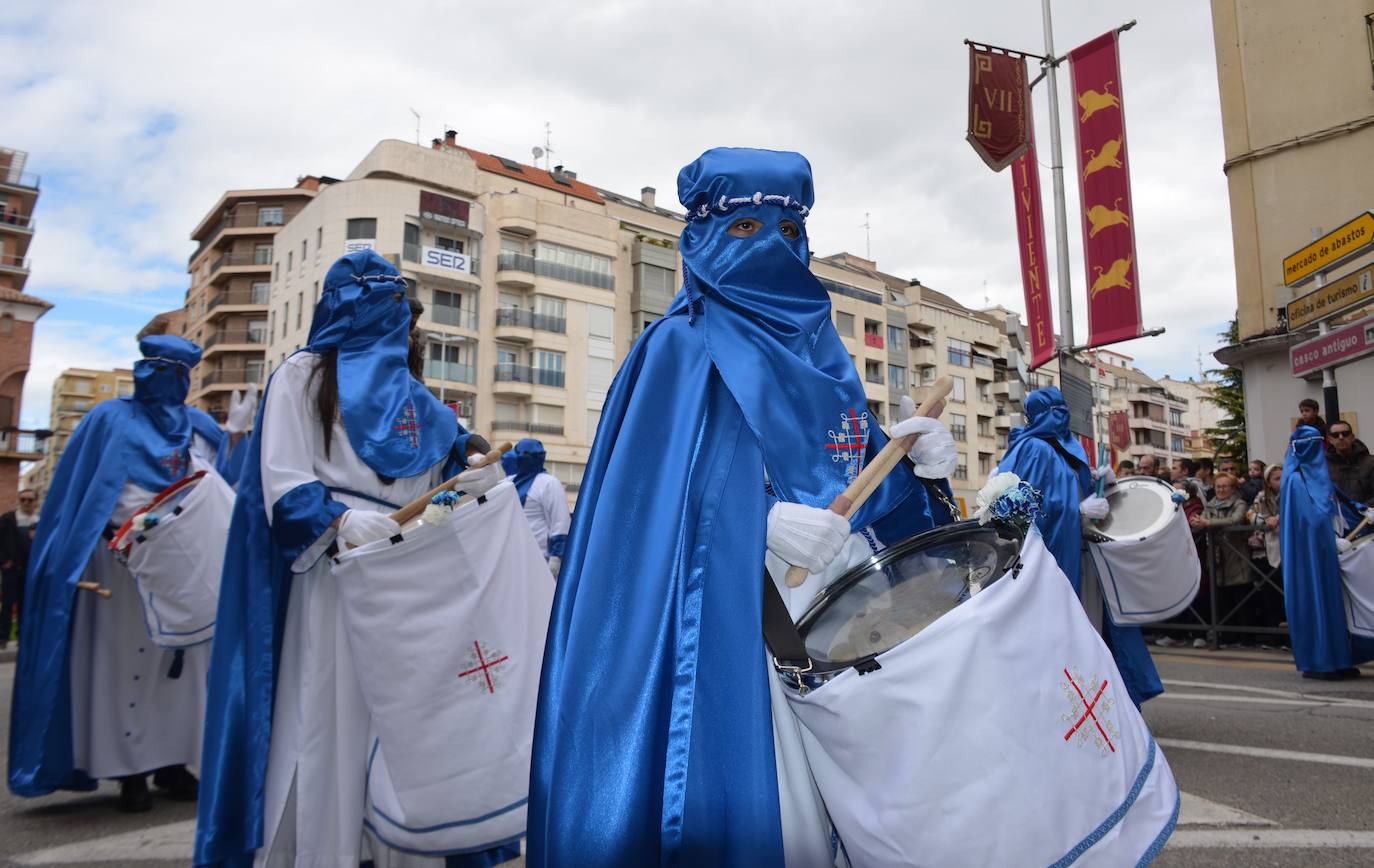 La procesión del Encuentro de Calahorra, en imágenes