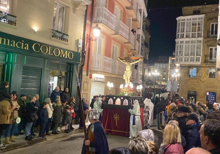 Haro acoge la procesión del Santo Entierro