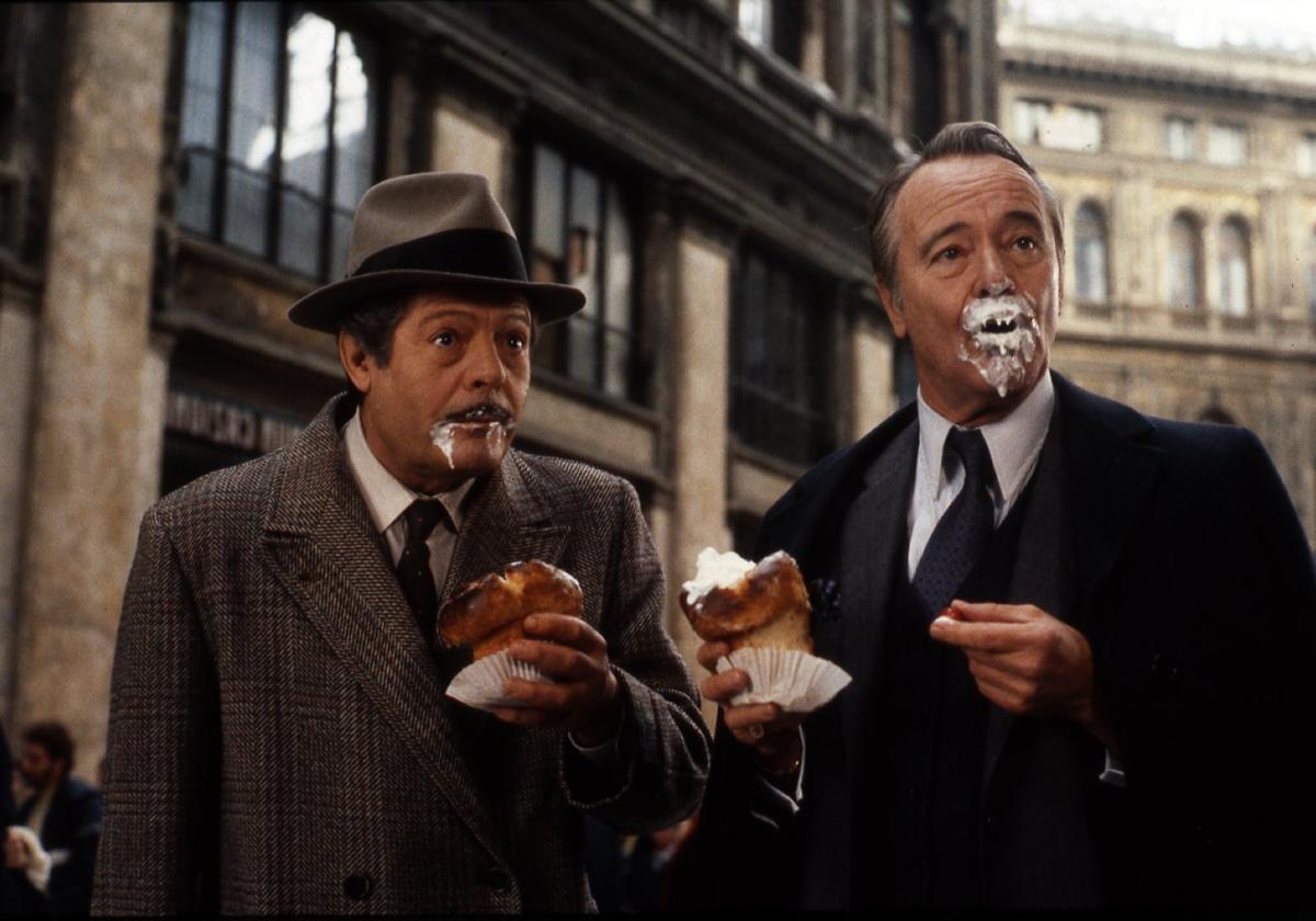 Marcello Mastroianni y Jack Lemmon, en la película de Scola.