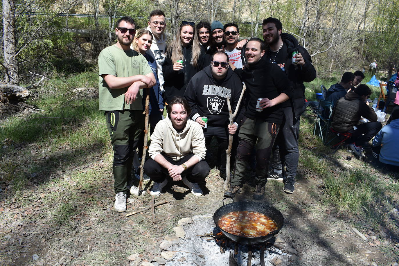 Las imágenes de las cuadrillas en el prado de Clunia de Aguilar