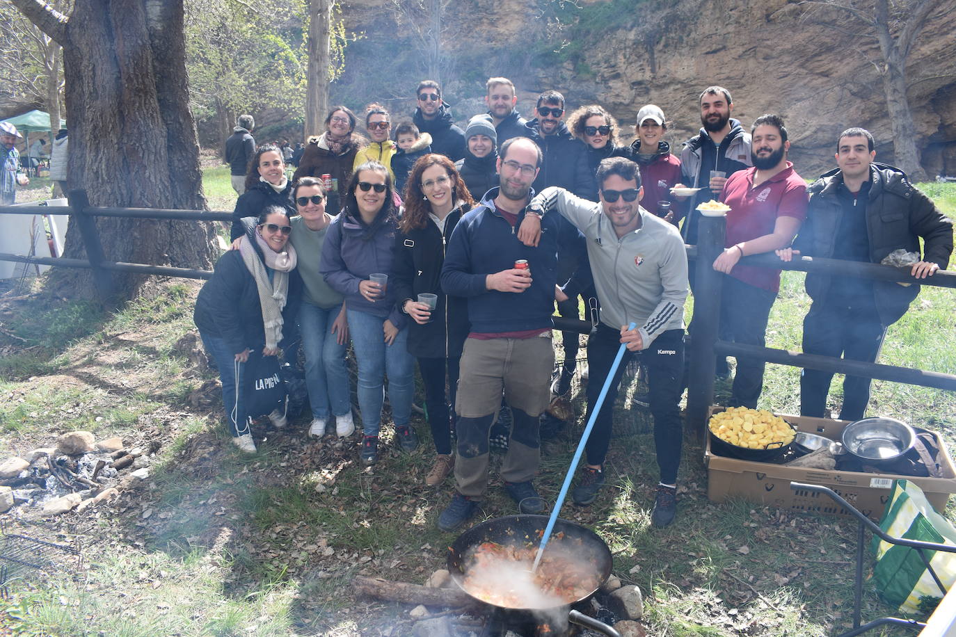 Las imágenes de las cuadrillas en el prado de Clunia de Aguilar