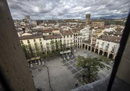 Plaza del Mercado de Logroño en una imagen de archivo.
