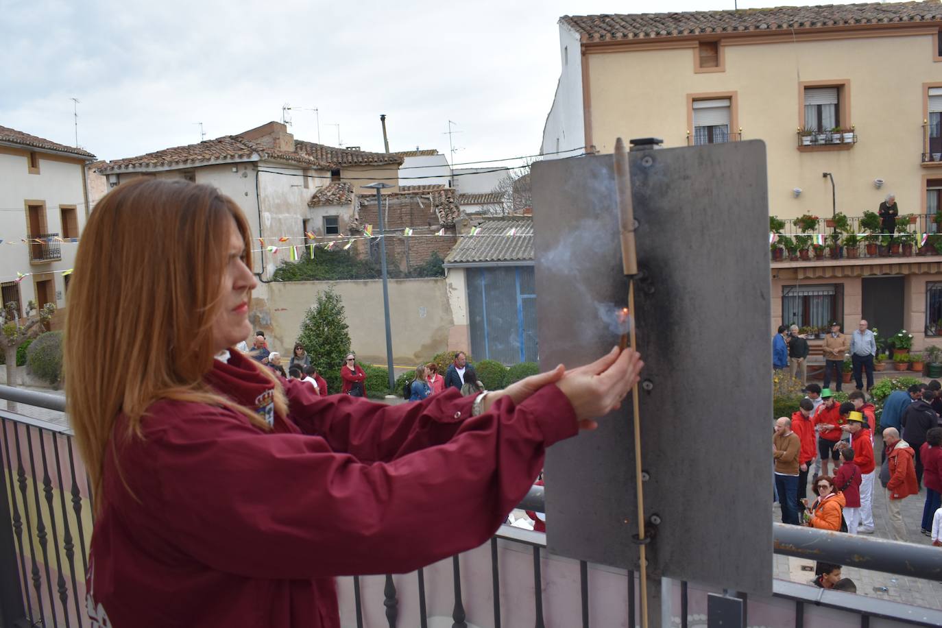 Cohete de fiestas en El Villar de Arnedo