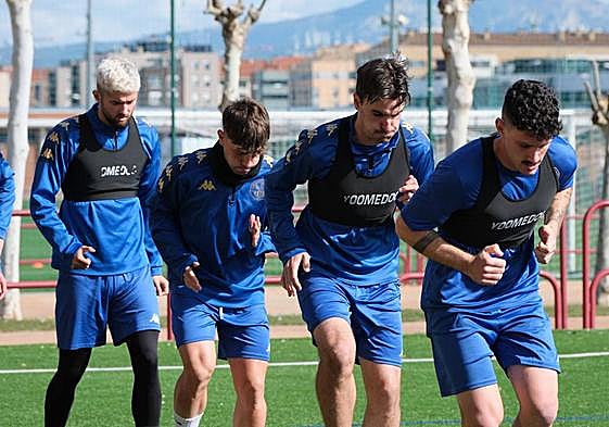 Entrenamiento de la SD Logroñés