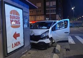 Detenido en Logroño un conductor borracho que colisionó contra un quiosco e hirió a dos personas