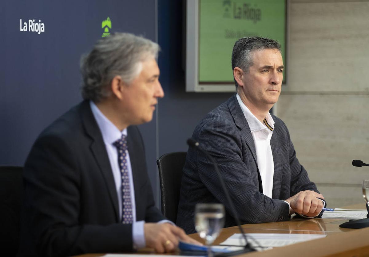 Pérez Pastor y Azcona, durante la rueda de prensa.