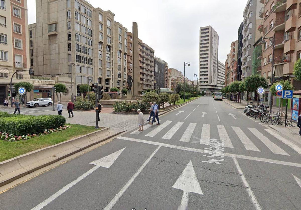 Trasladado al San Pedro un niño de 8 años atropellado en la avenida de la Solidaridad de Logroño