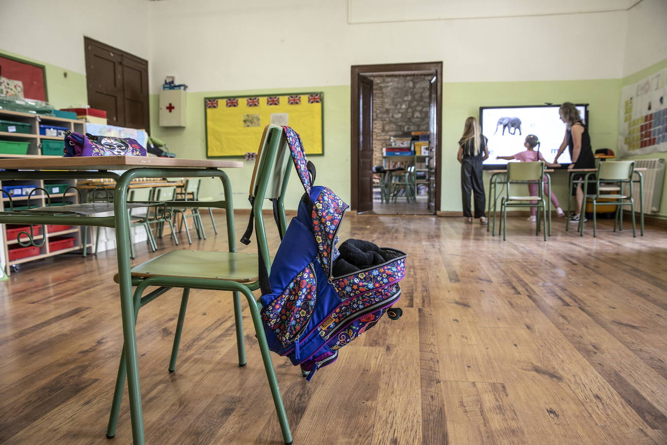 Comienzo de este curso en el colegio de San Román