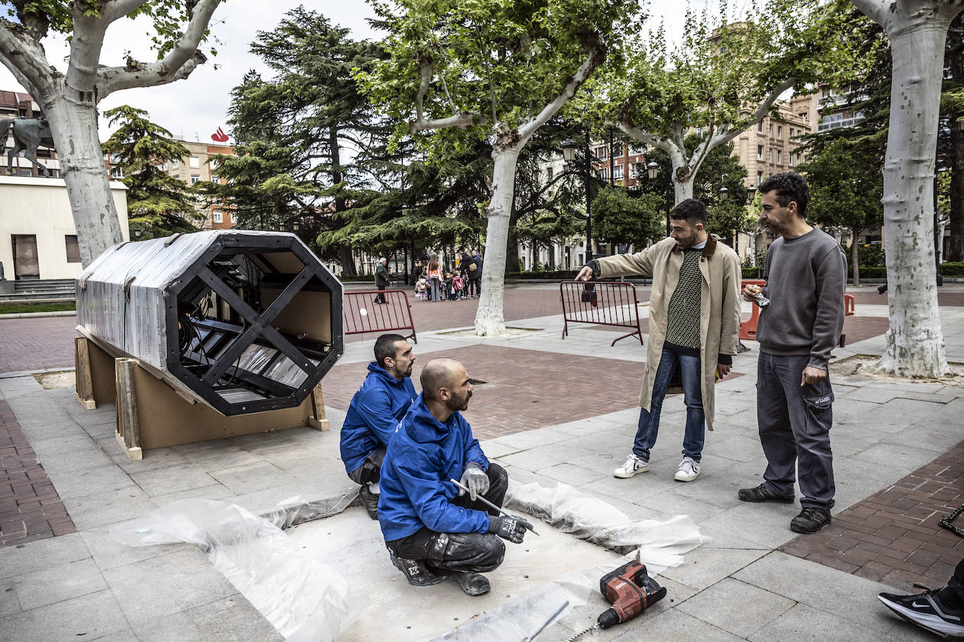 Las imágenes del montaje de Concéntrico