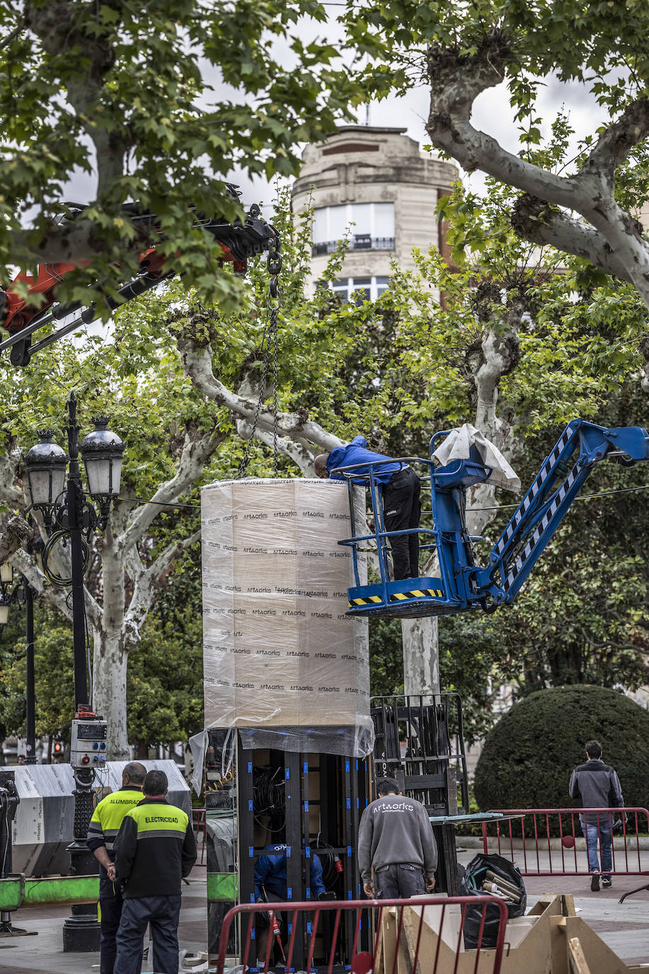 Las imágenes del montaje de Concéntrico