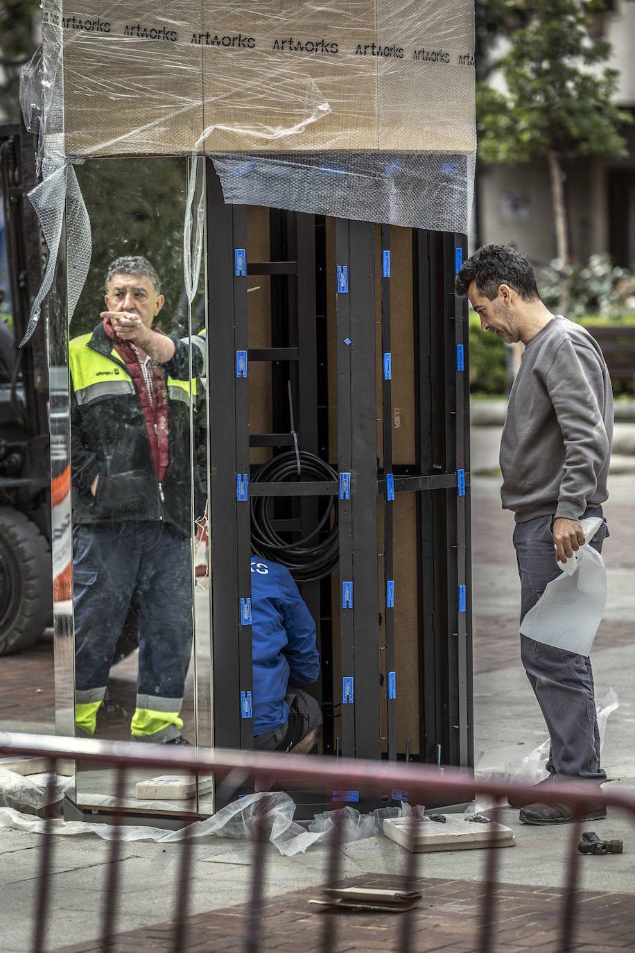 Las imágenes del montaje de Concéntrico