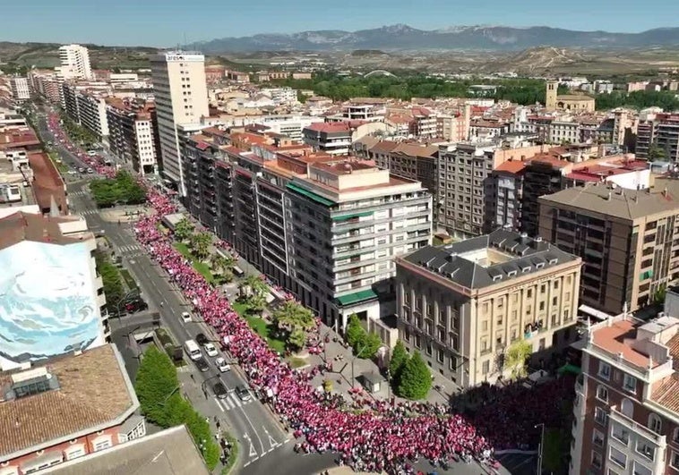 La Carrera de la Mujer, vista desde el aire