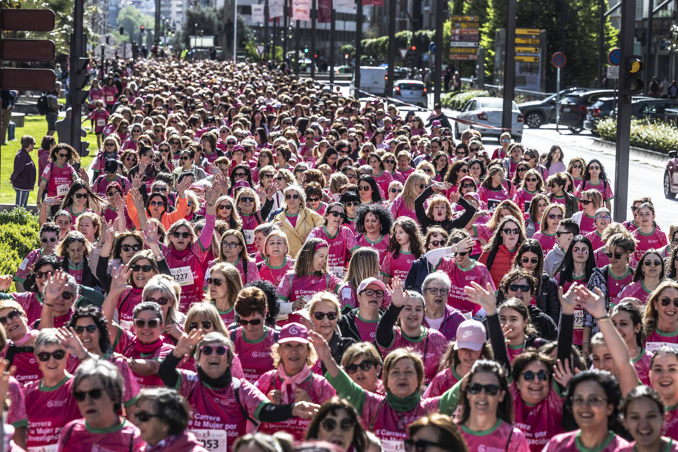 Las imágenes de la Carrera de la Mujer (I)