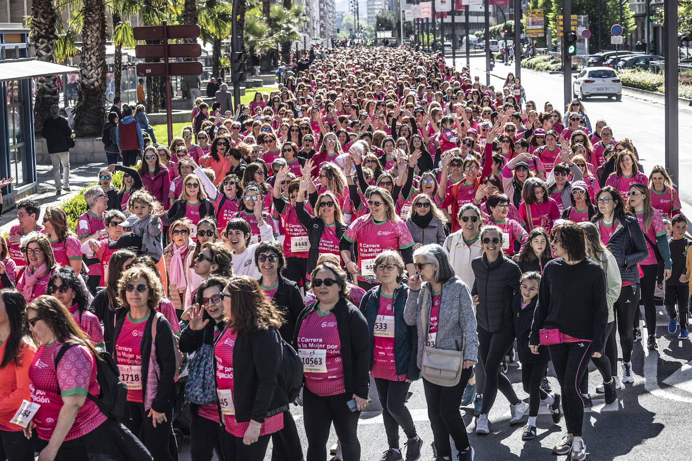 Las imágenes de la Carrera de la Mujer (I)