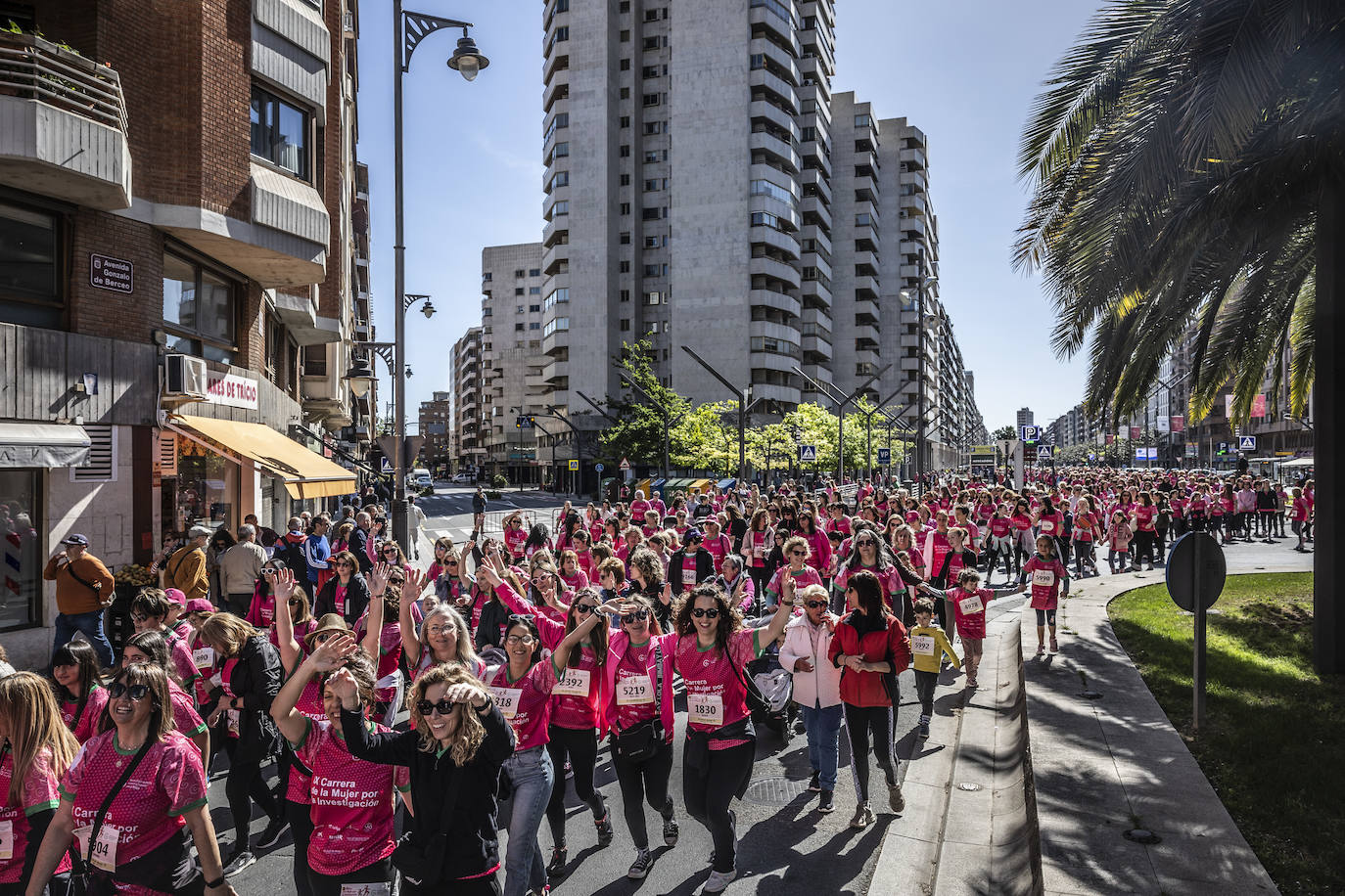 Las imágenes de la Carrera de la Mujer (I)