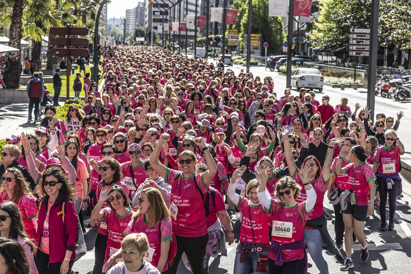 Las imágenes de la Carrera de la Mujer (I)