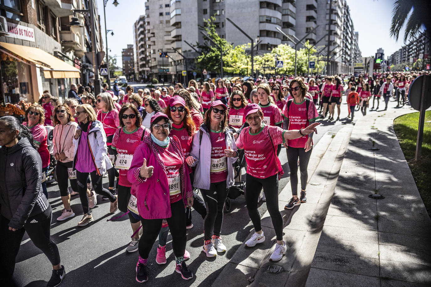 Las imágenes de la Carrera de la Mujer (I)