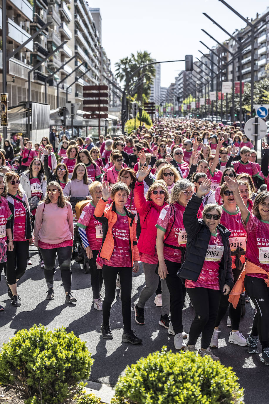 Las imágenes de la Carrera de la Mujer (I)